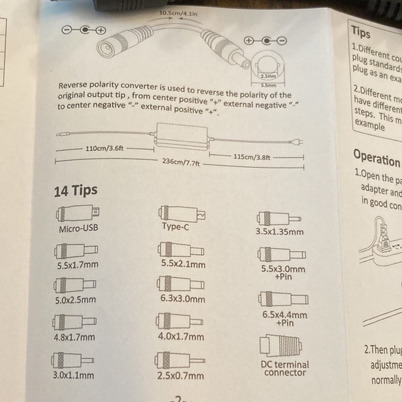 Adjustable Power Adapter- NWT - Picture 7 of 9